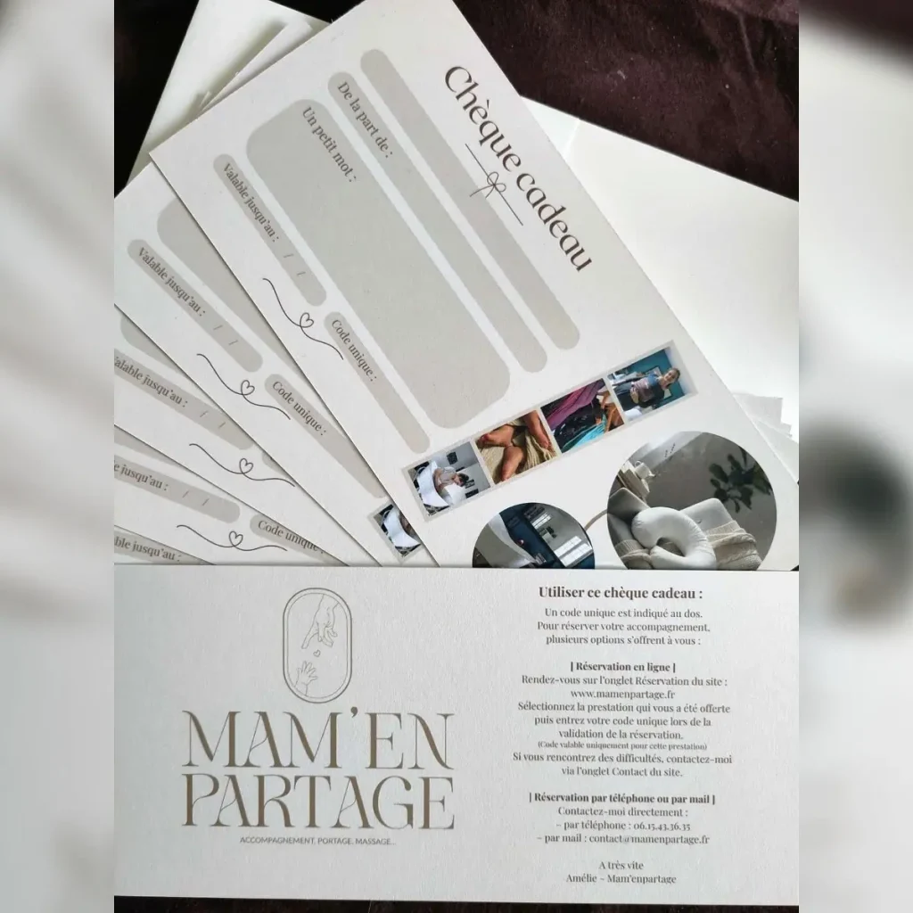 Cheque cadeau Mam'enpartage